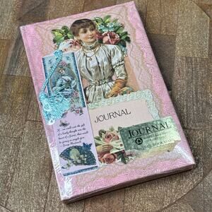Victorian Style Journal NEW Thomas L Cathey Antioch Publishing Pink w/ Bookmark